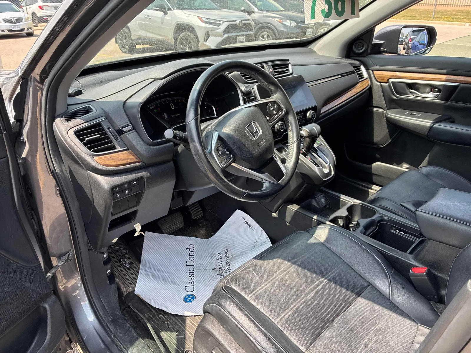 Interior driver side