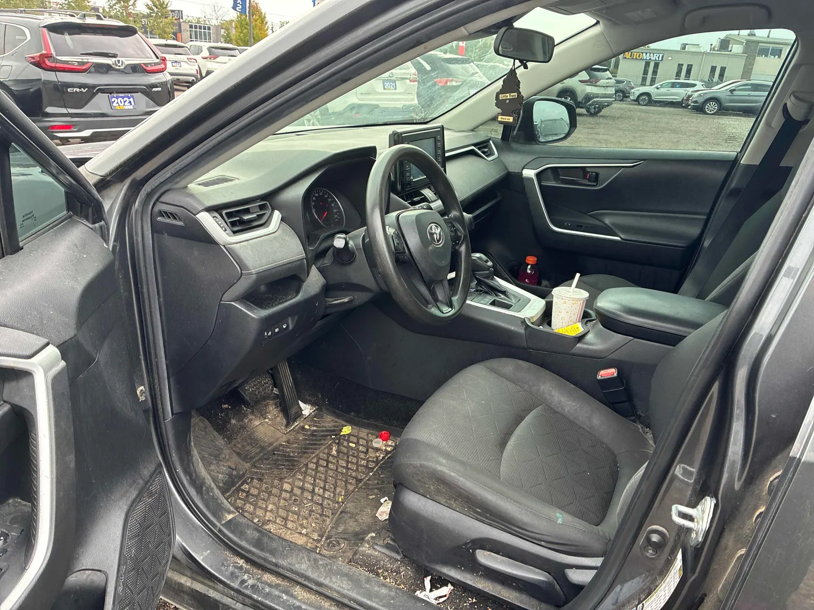 Interior driver side
