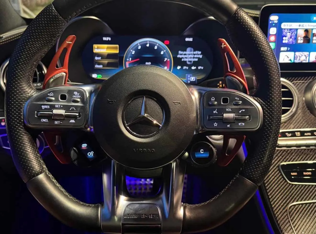 Interior driver side