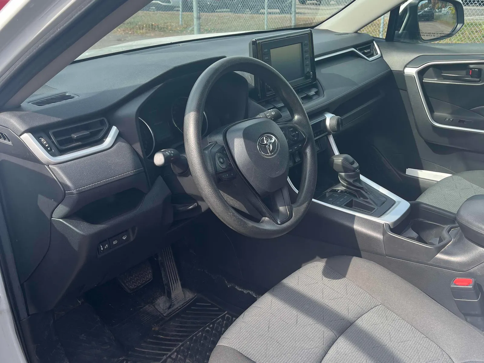 Interior driver side