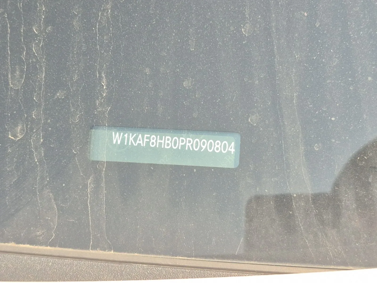 Dash VIN Plate Photo
