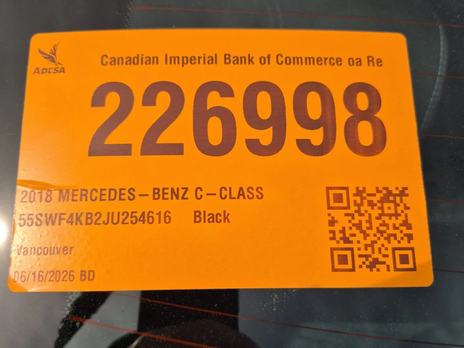 Inventory Label Photo