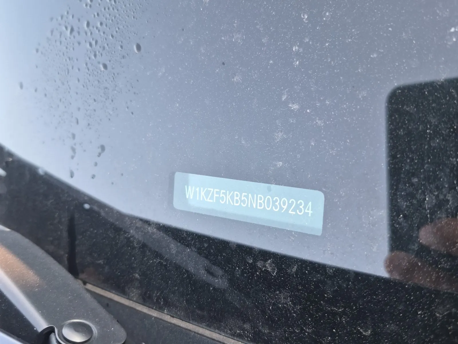Dash VIN Plate Photo