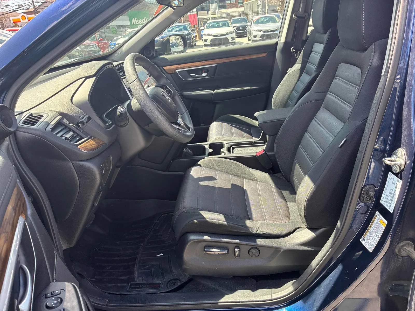 Interior driver side