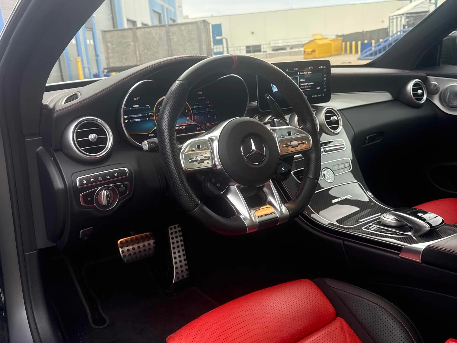 Interior driver side