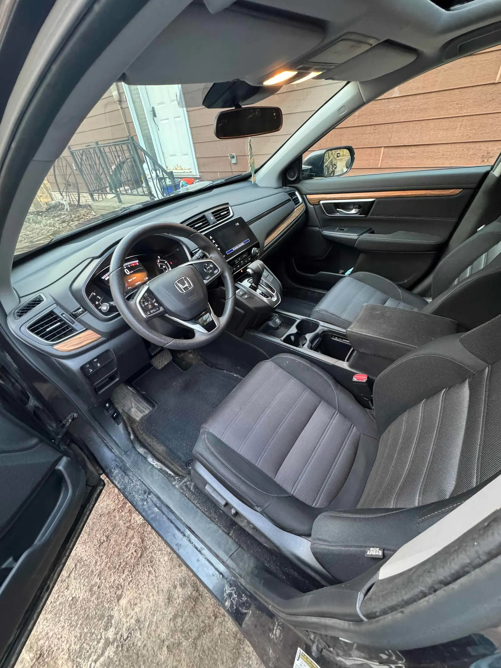 Interior driver side