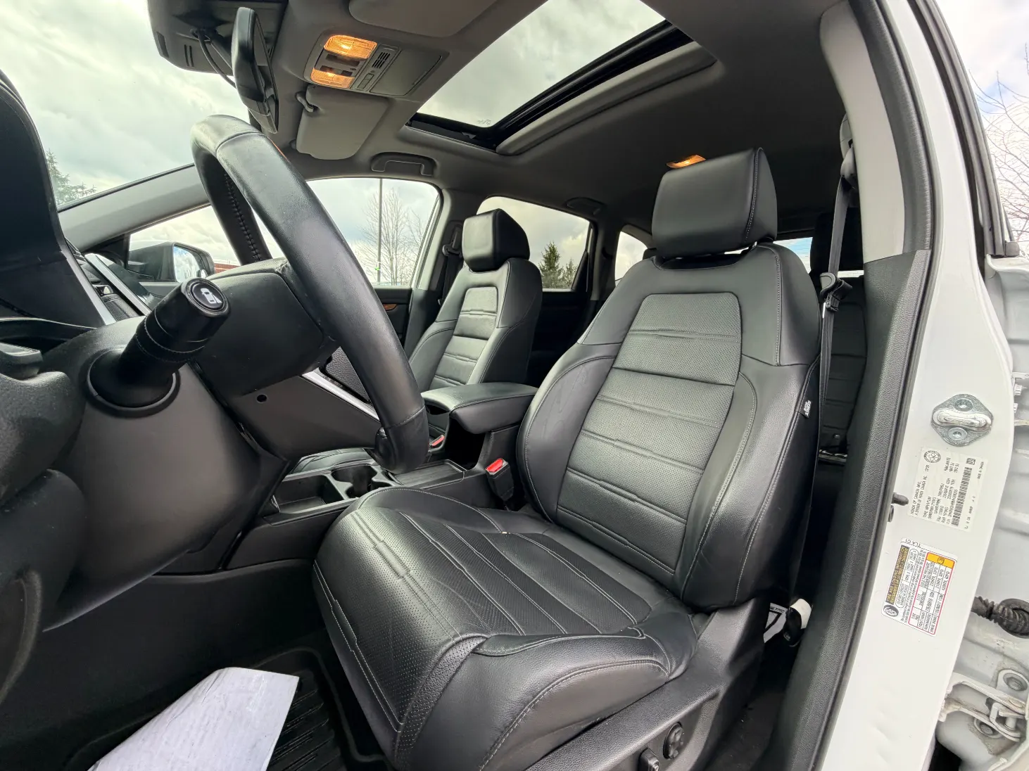 Interior driver side