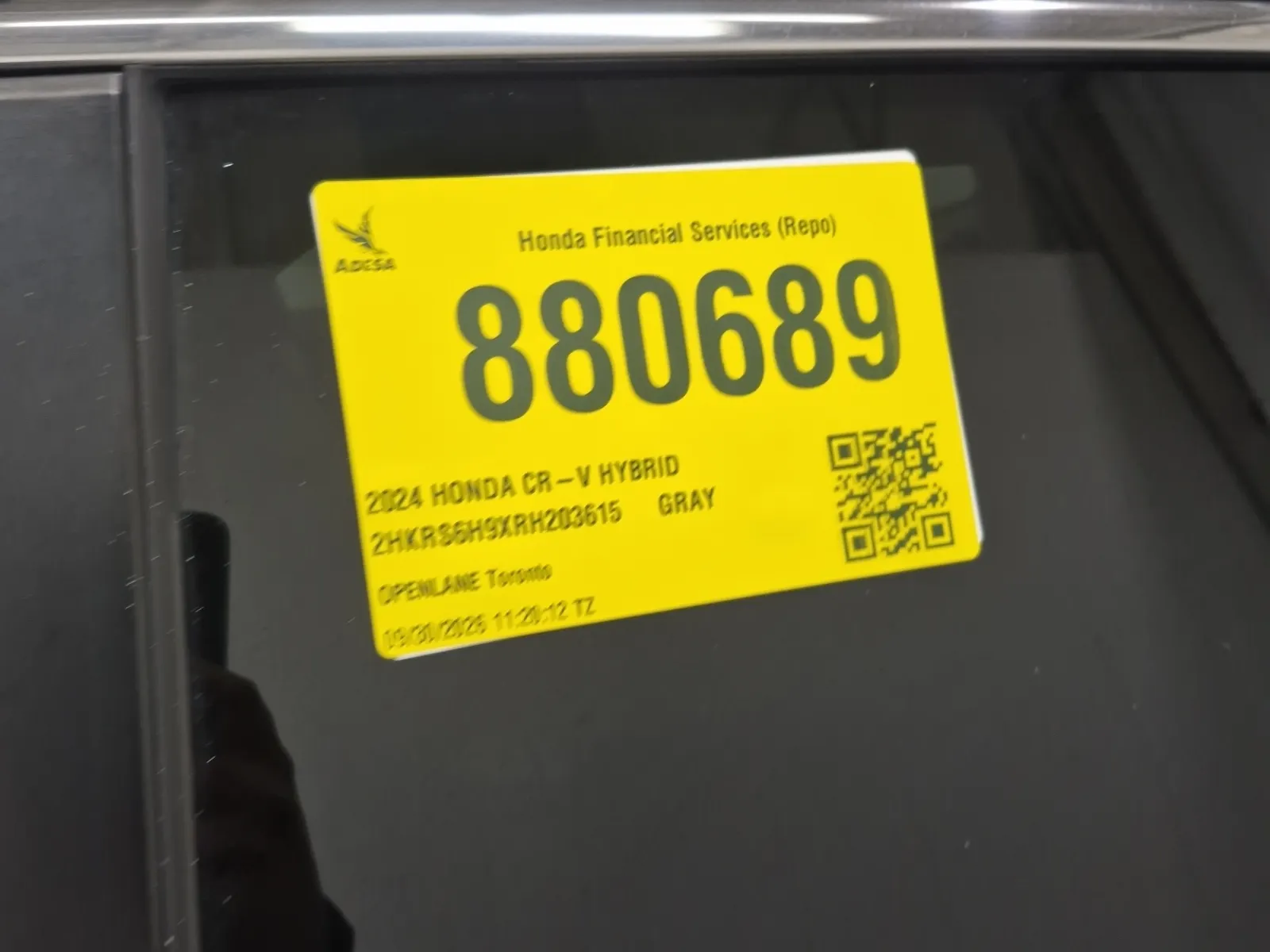 Inventory Label Photo