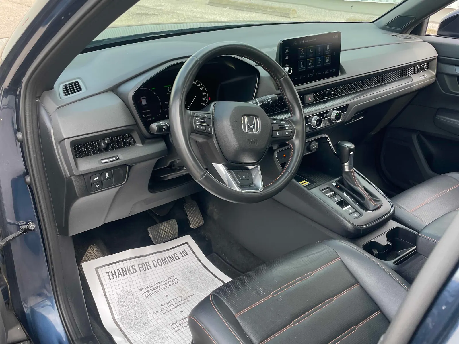 Interior driver side