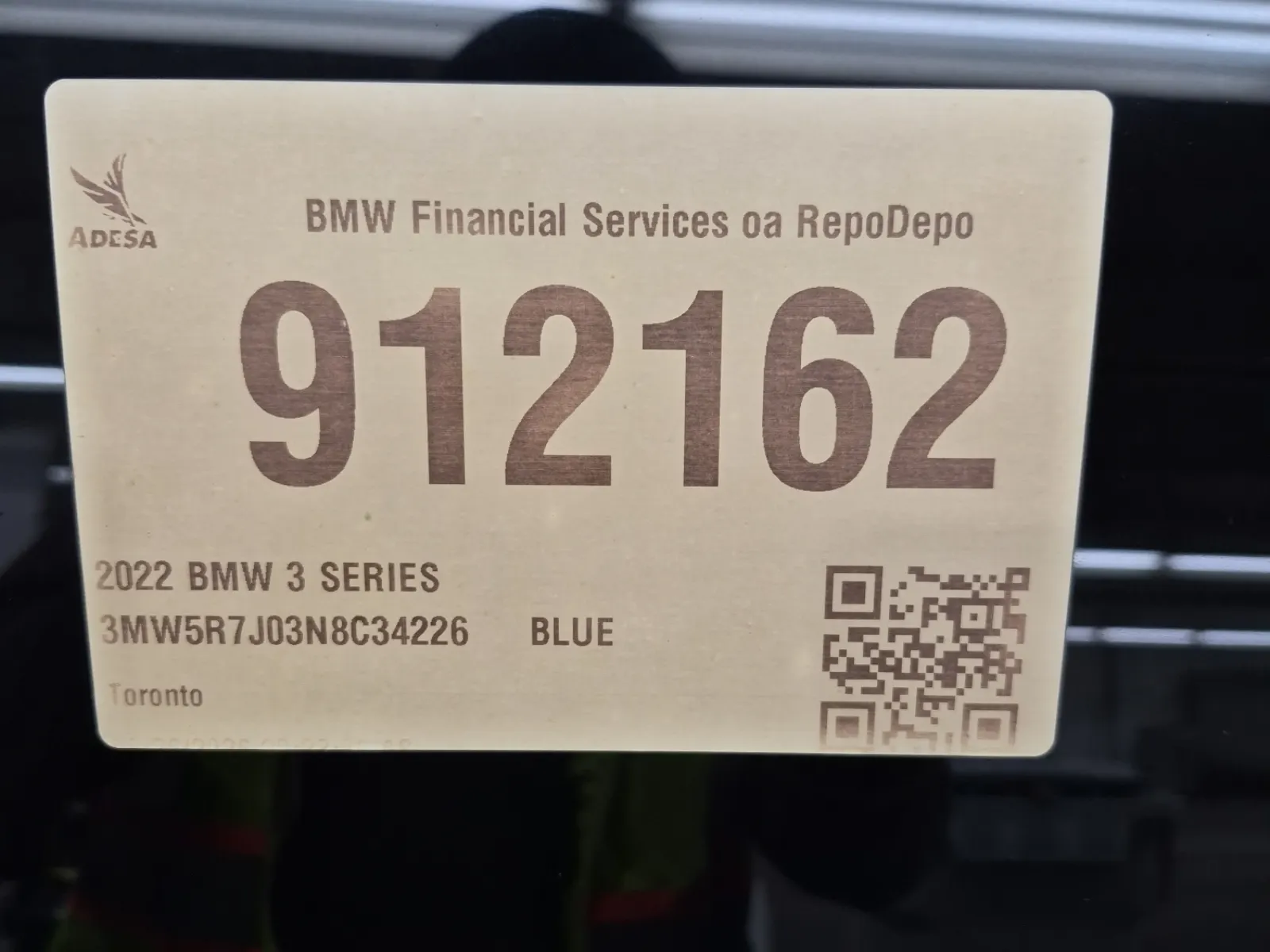 Inventory Label Photo