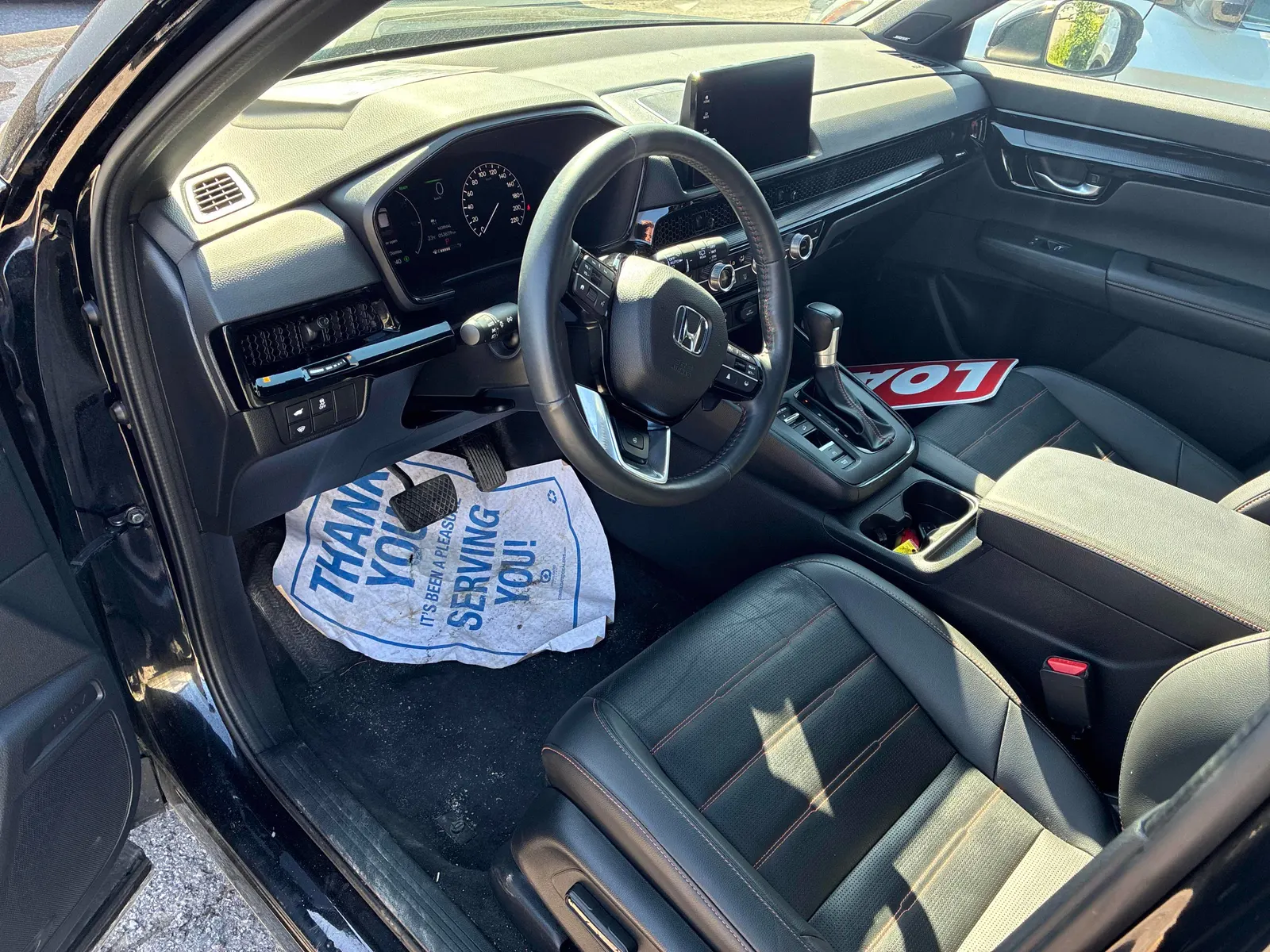 Interior driver side