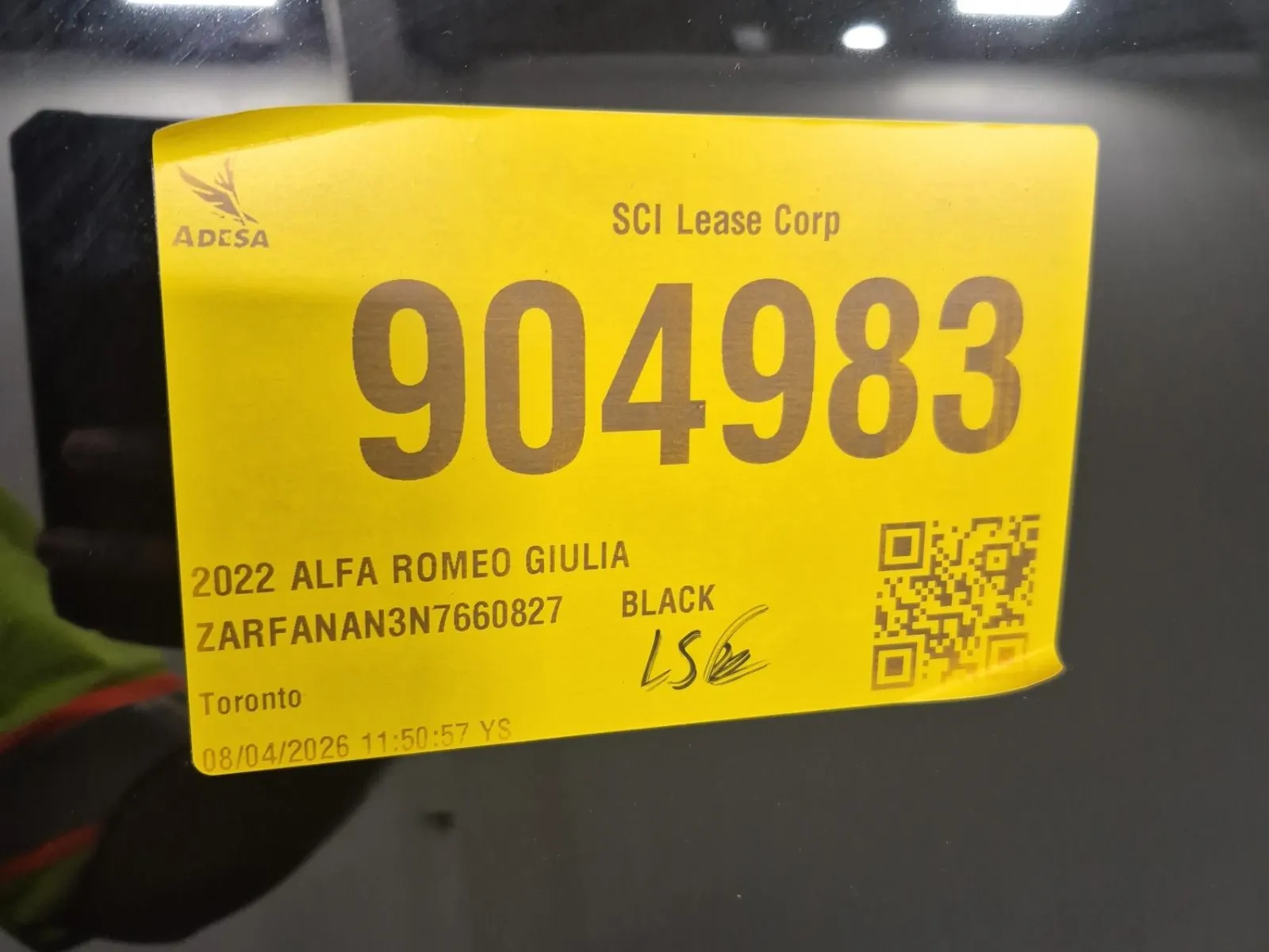 Inventory Label Photo