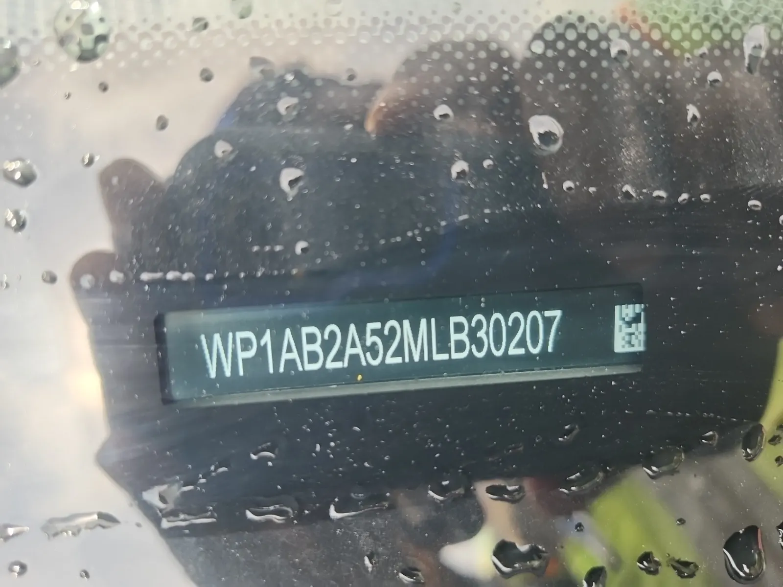 Dash VIN Plate Photo
