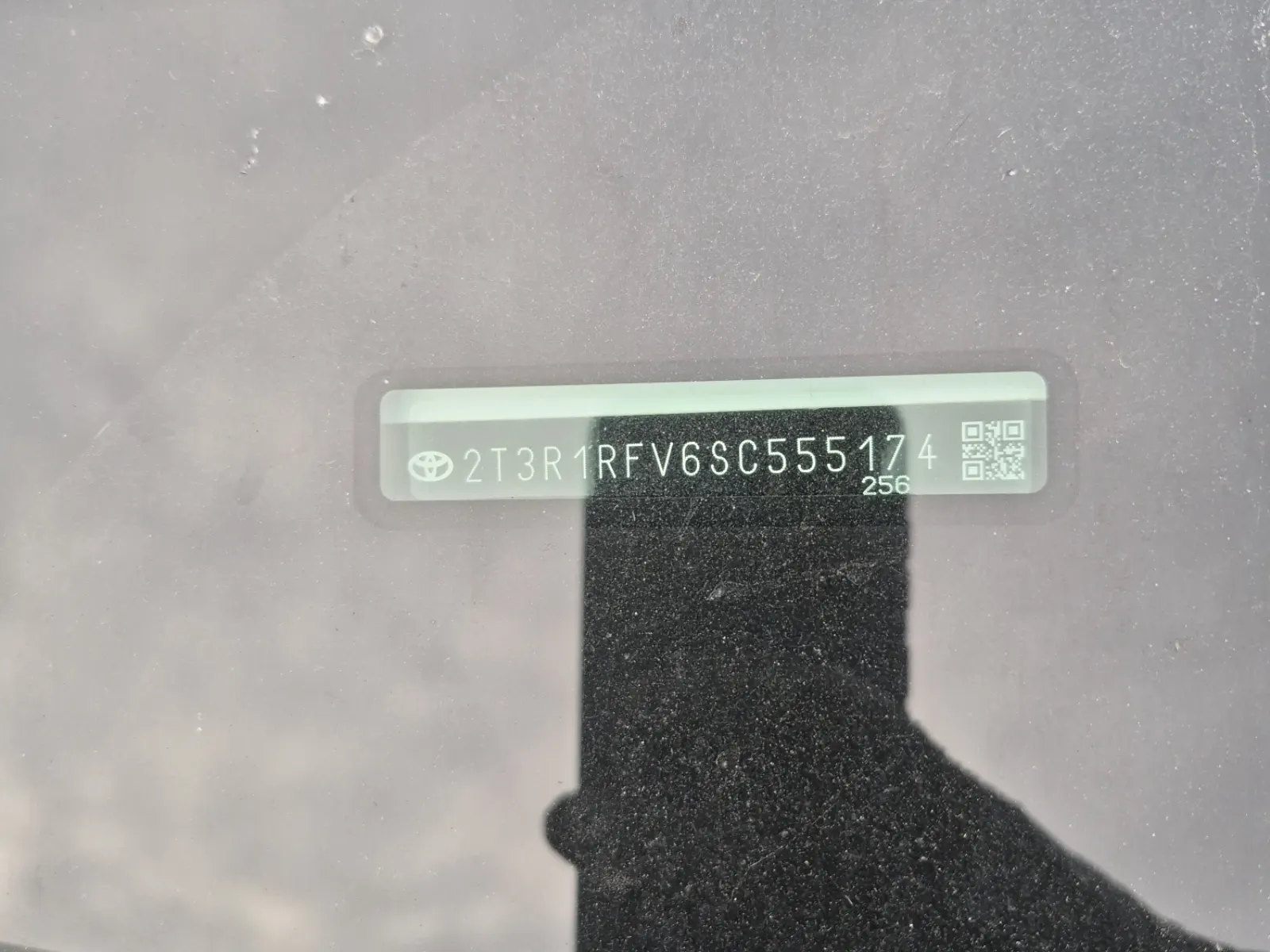 Dash VIN Plate Photo