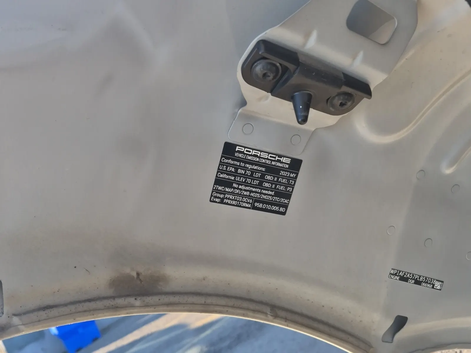 Emission Sticker Photo