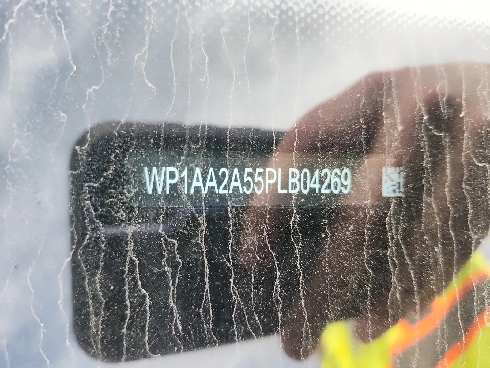Dash VIN Plate Photo