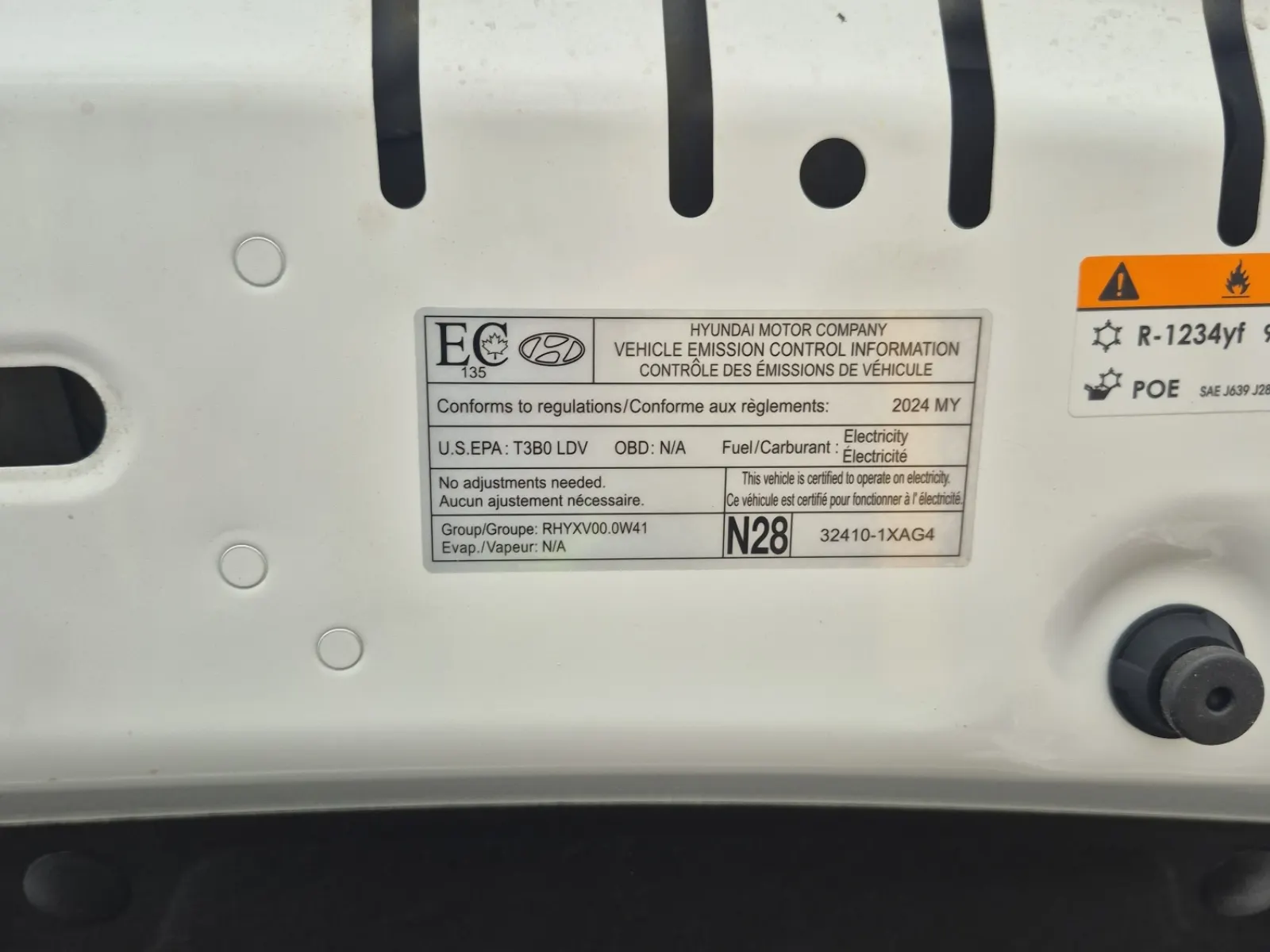 Emission Sticker Photo