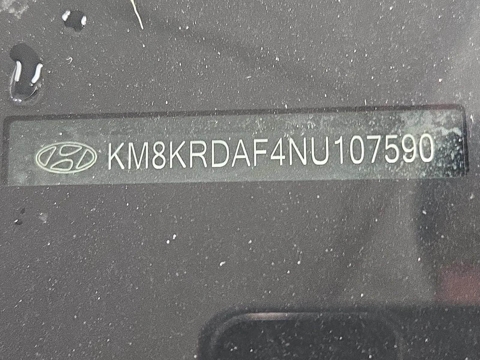 Dash VIN Plate Photo