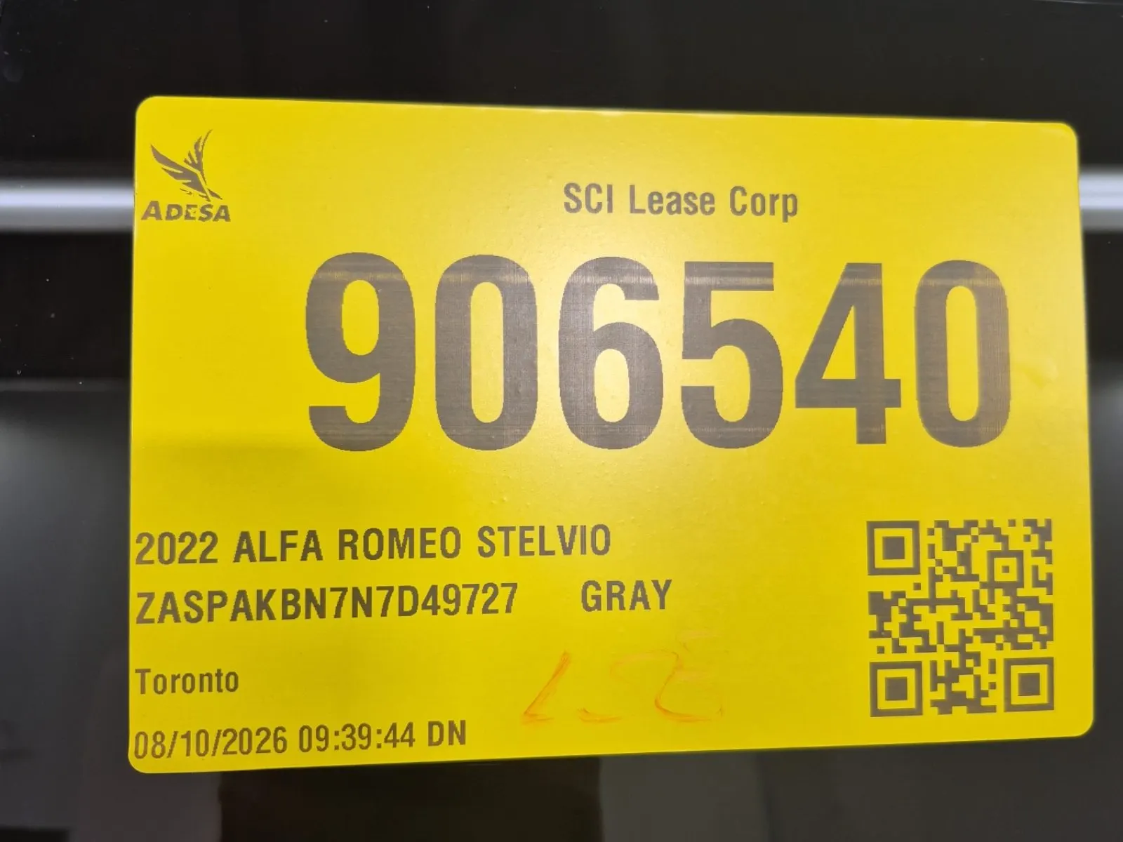 Inventory Label Photo