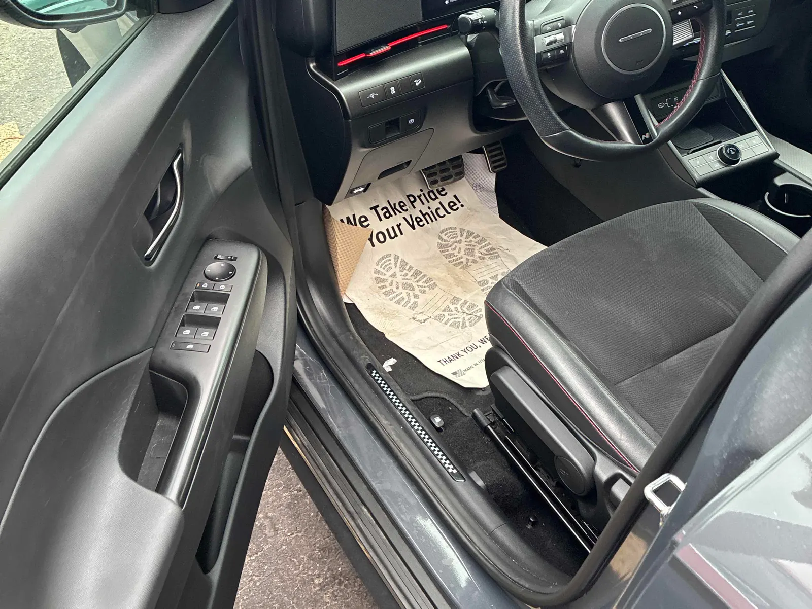 Interior driver side