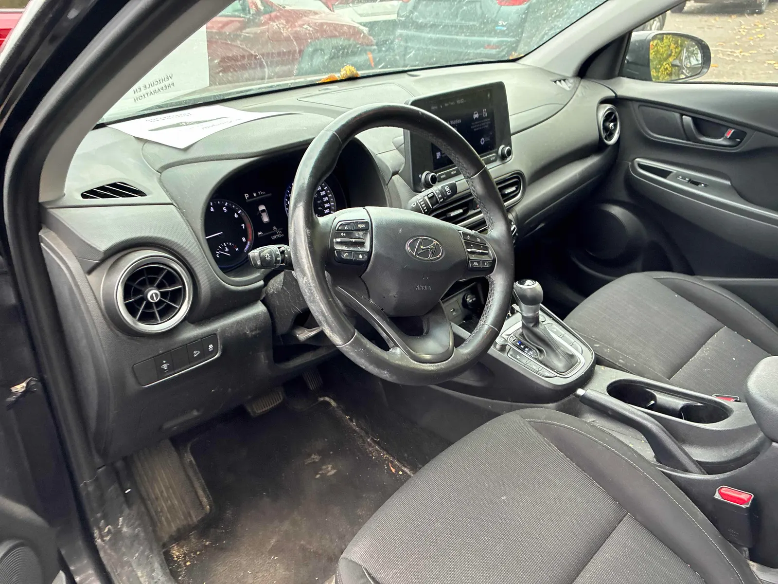 Interior driver side