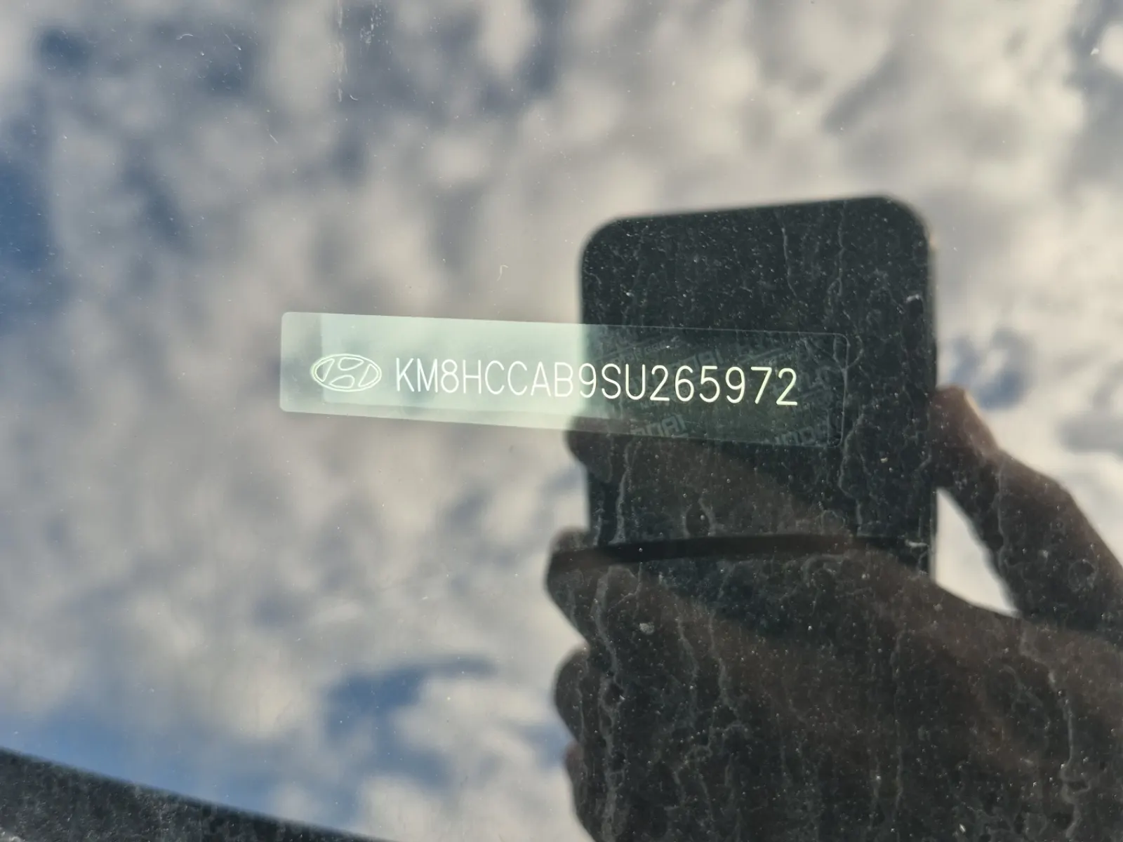 Dash VIN Plate Photo