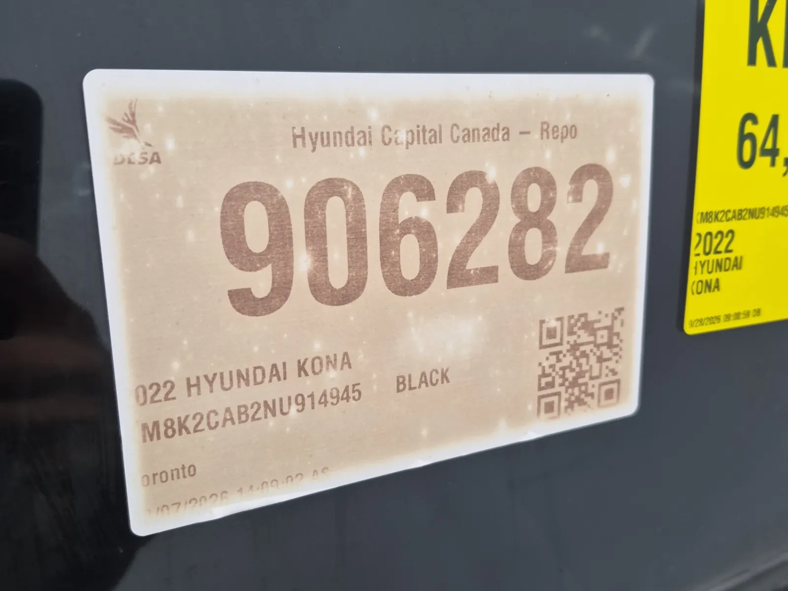 Inventory Label Photo
