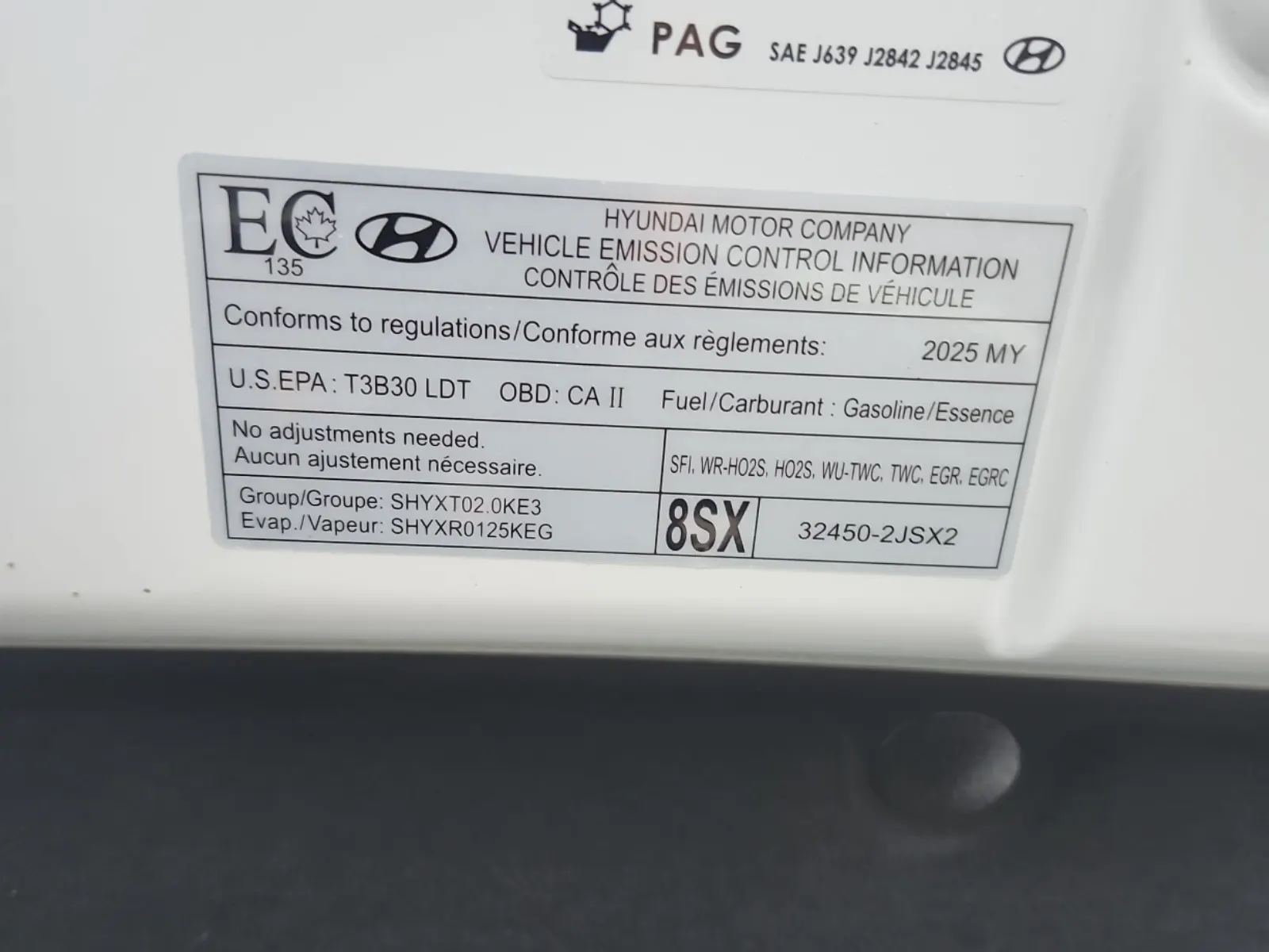 Emission Sticker Photo