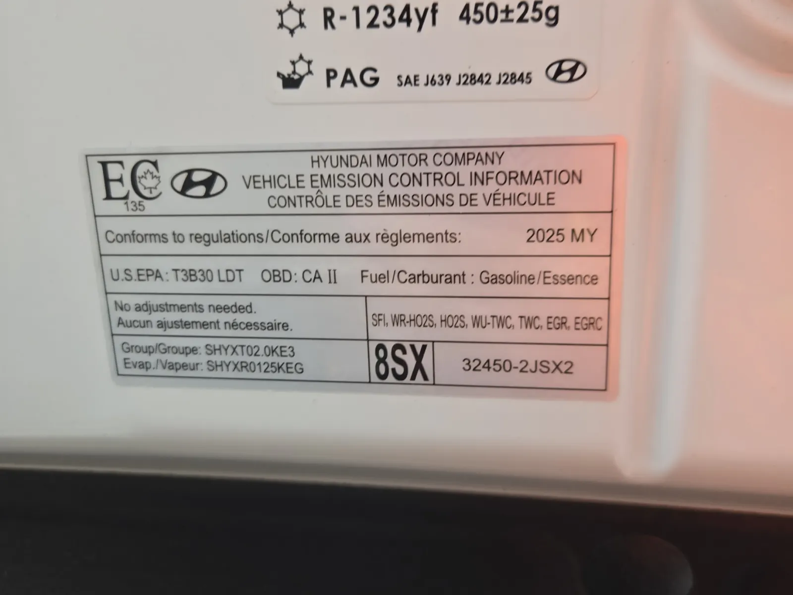 Emission Sticker Photo