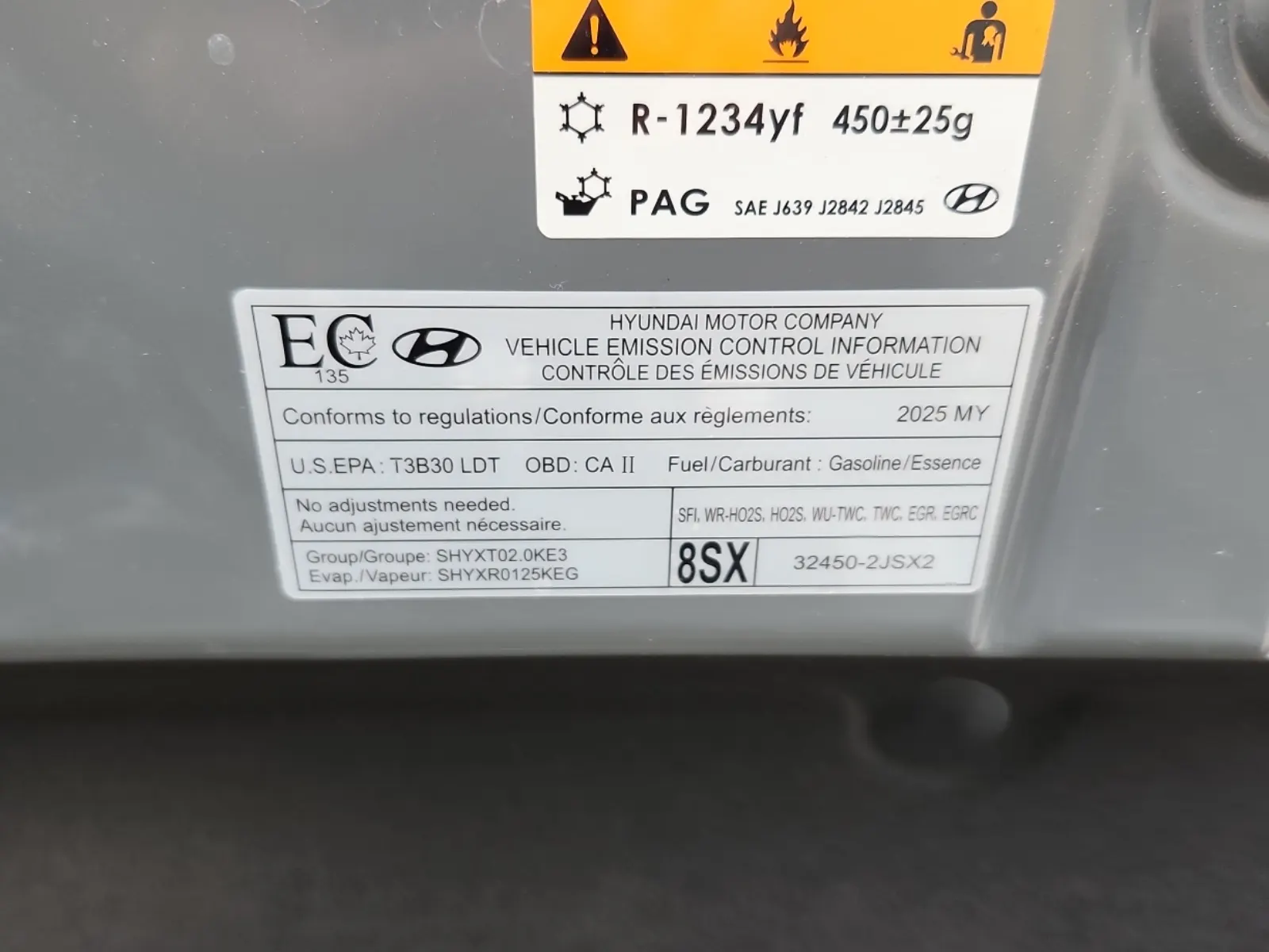 Emission Sticker Photo