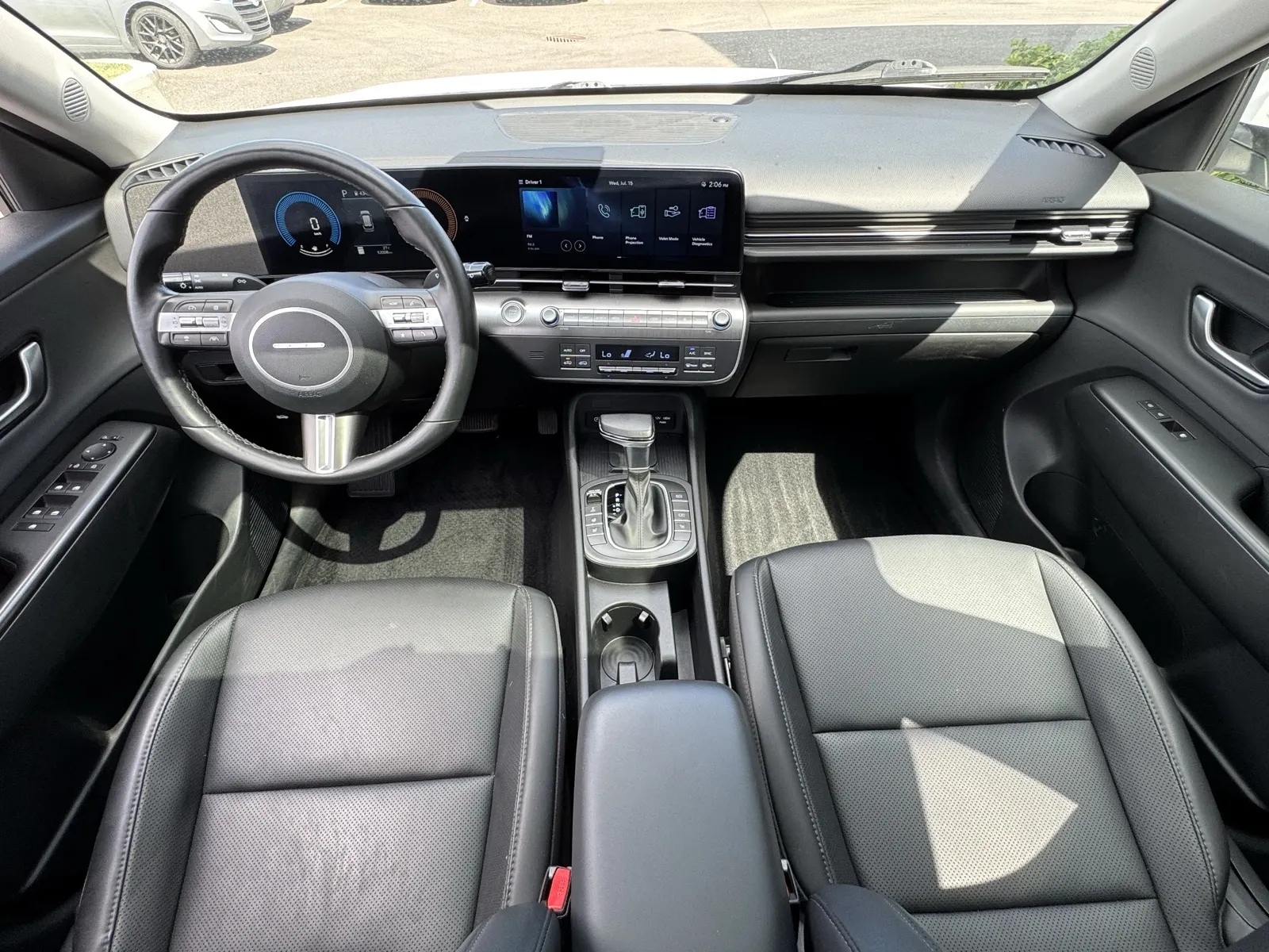 Interior driver side