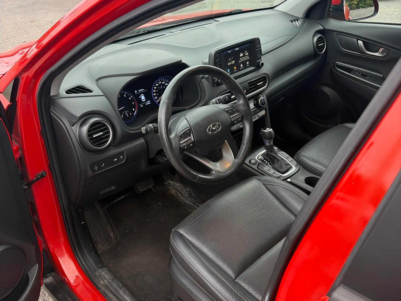 Interior driver side