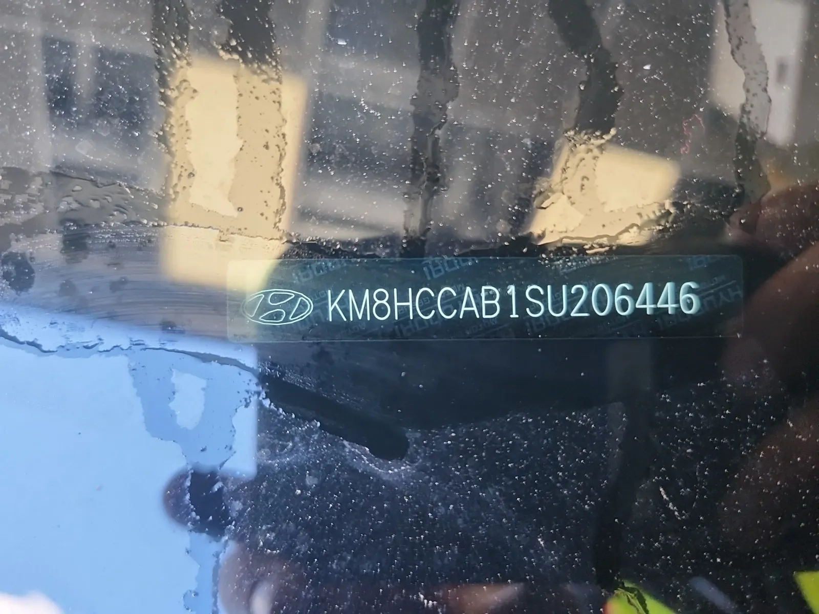 Dash VIN Plate Photo