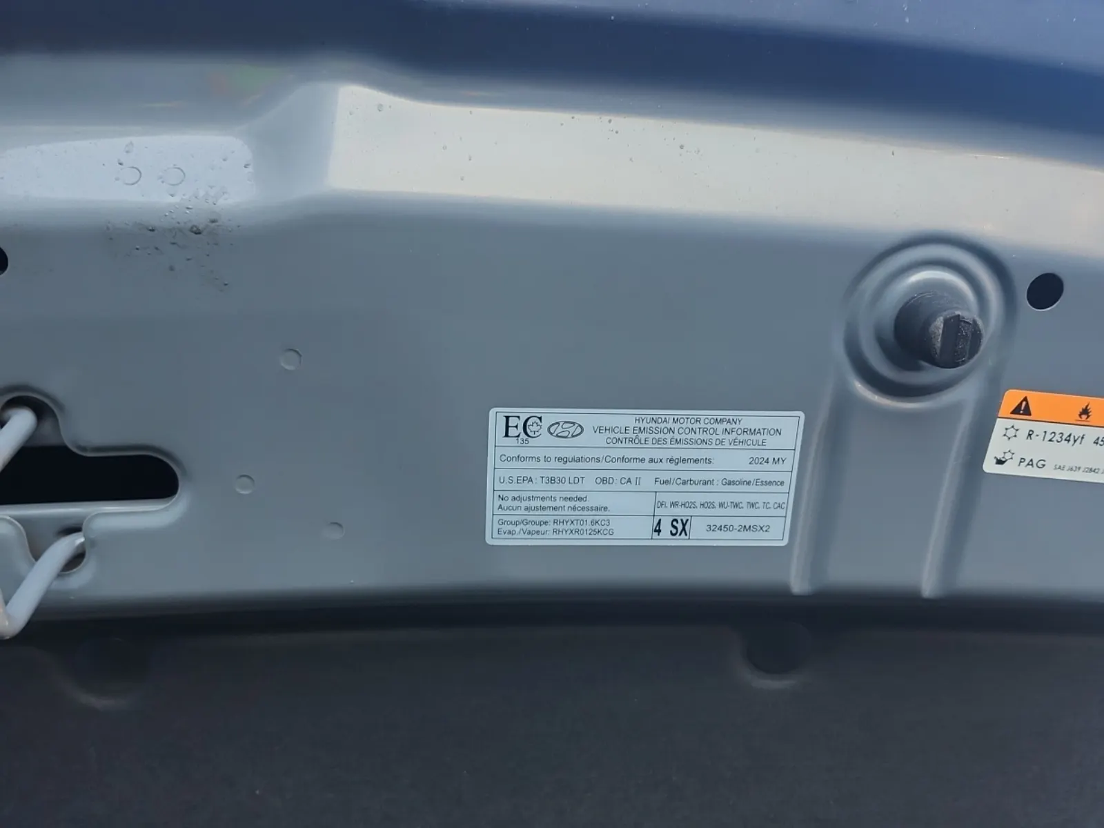 Emission Sticker Photo