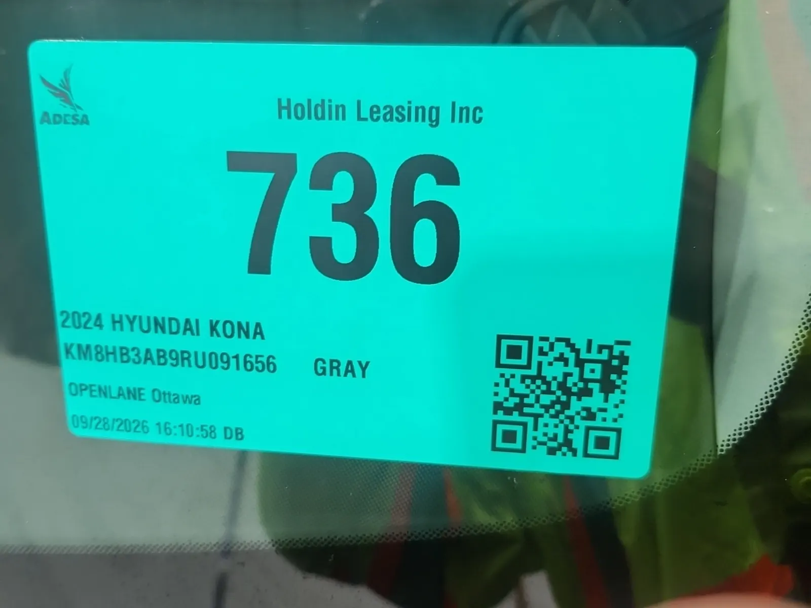 Inventory Label Photo