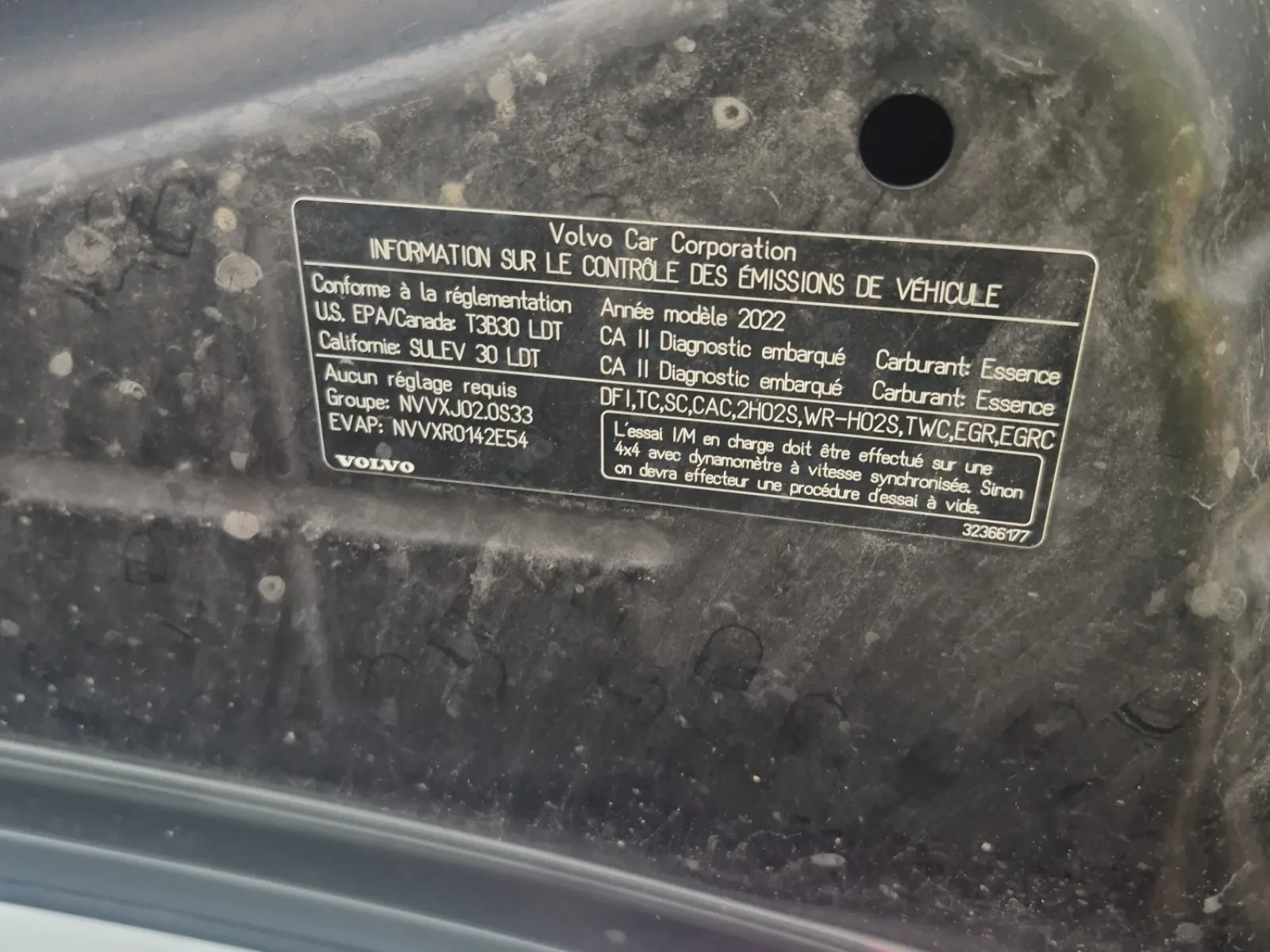 Emission Sticker Photo