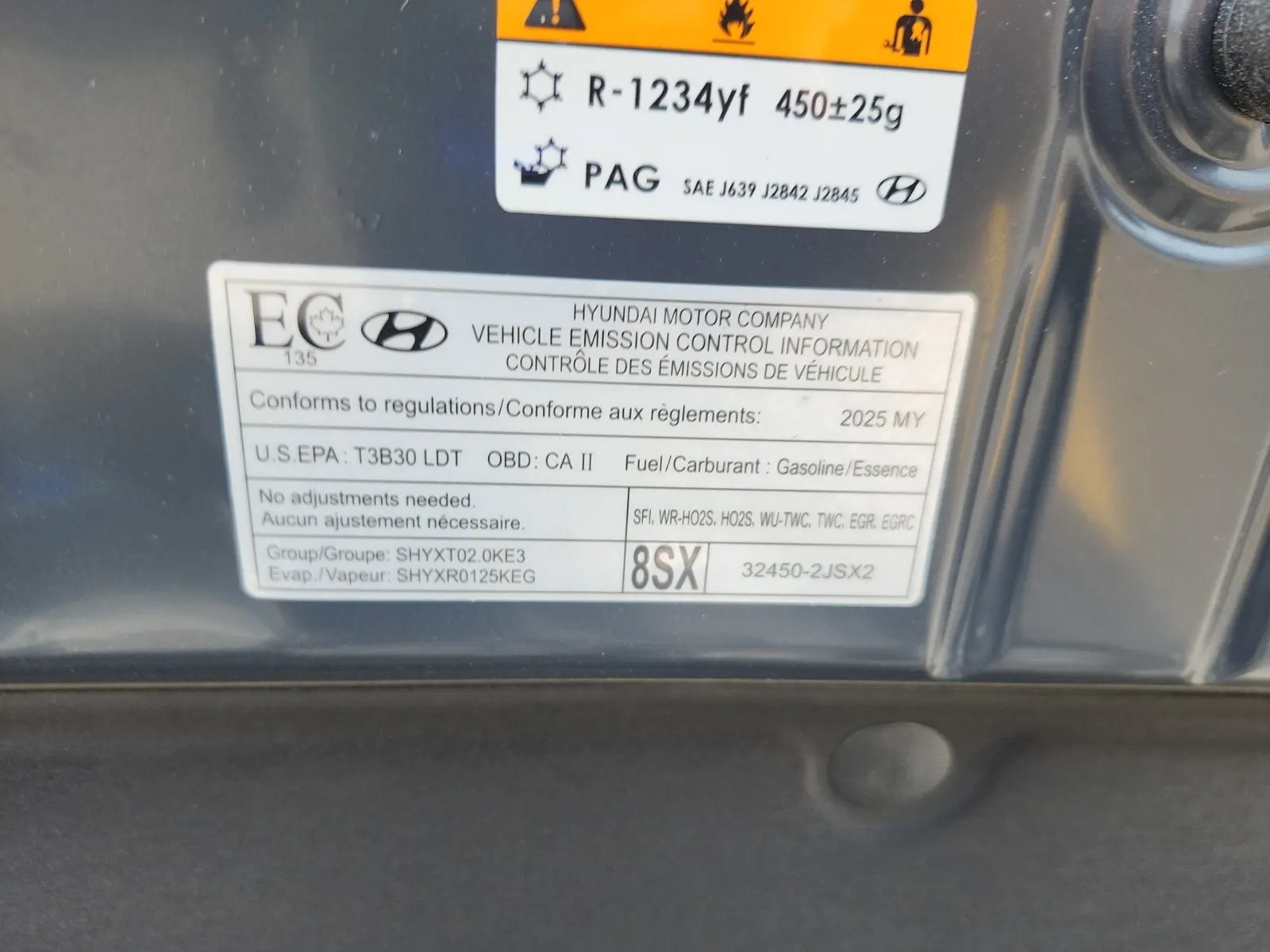 Emission Sticker Photo