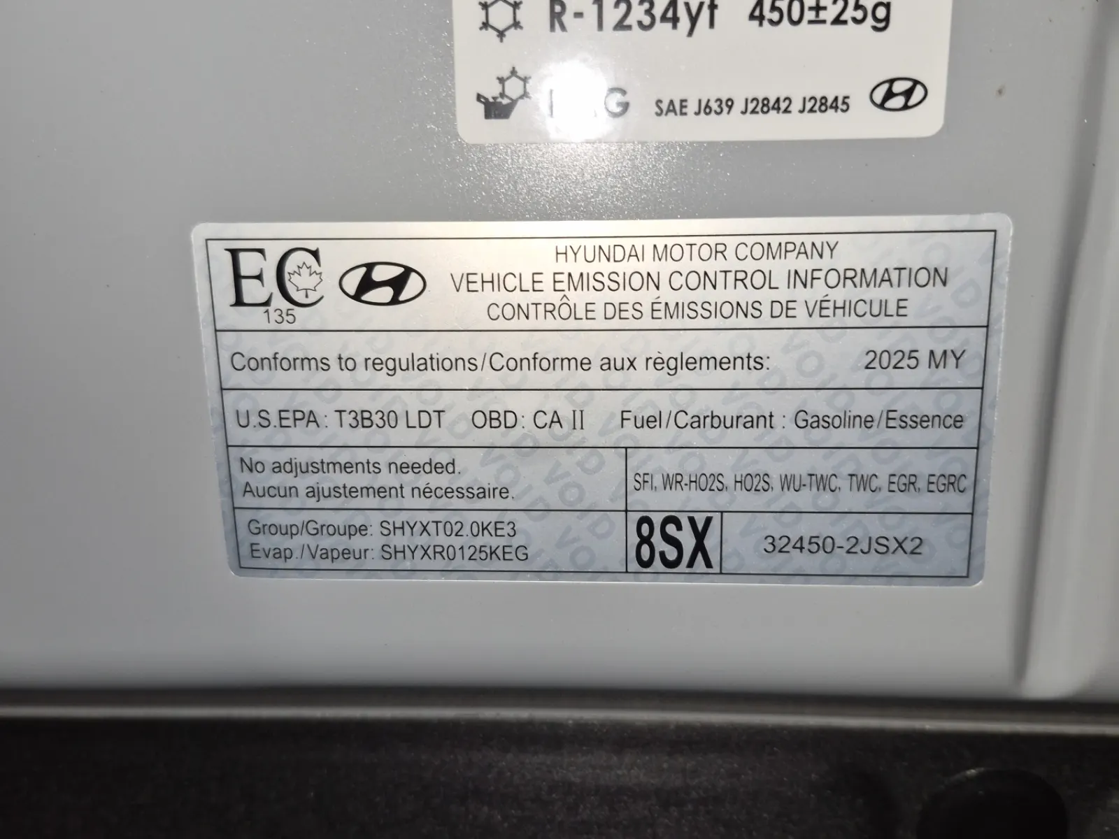 Emission Sticker Photo