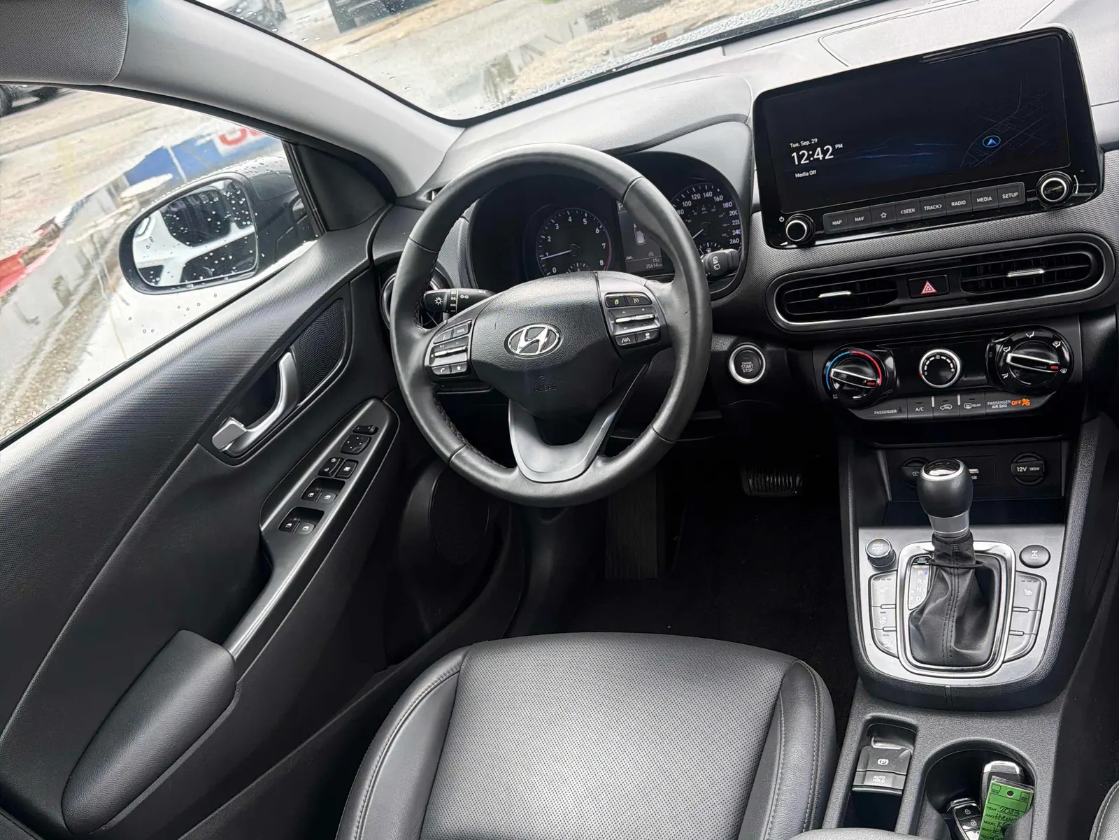 Interior driver side