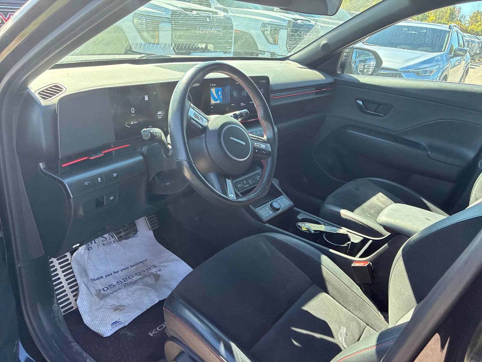 Interior driver side