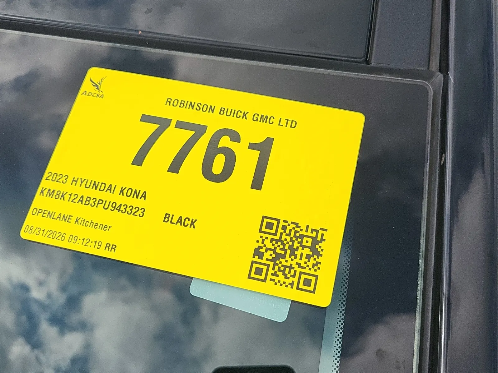 Inventory Label Photo