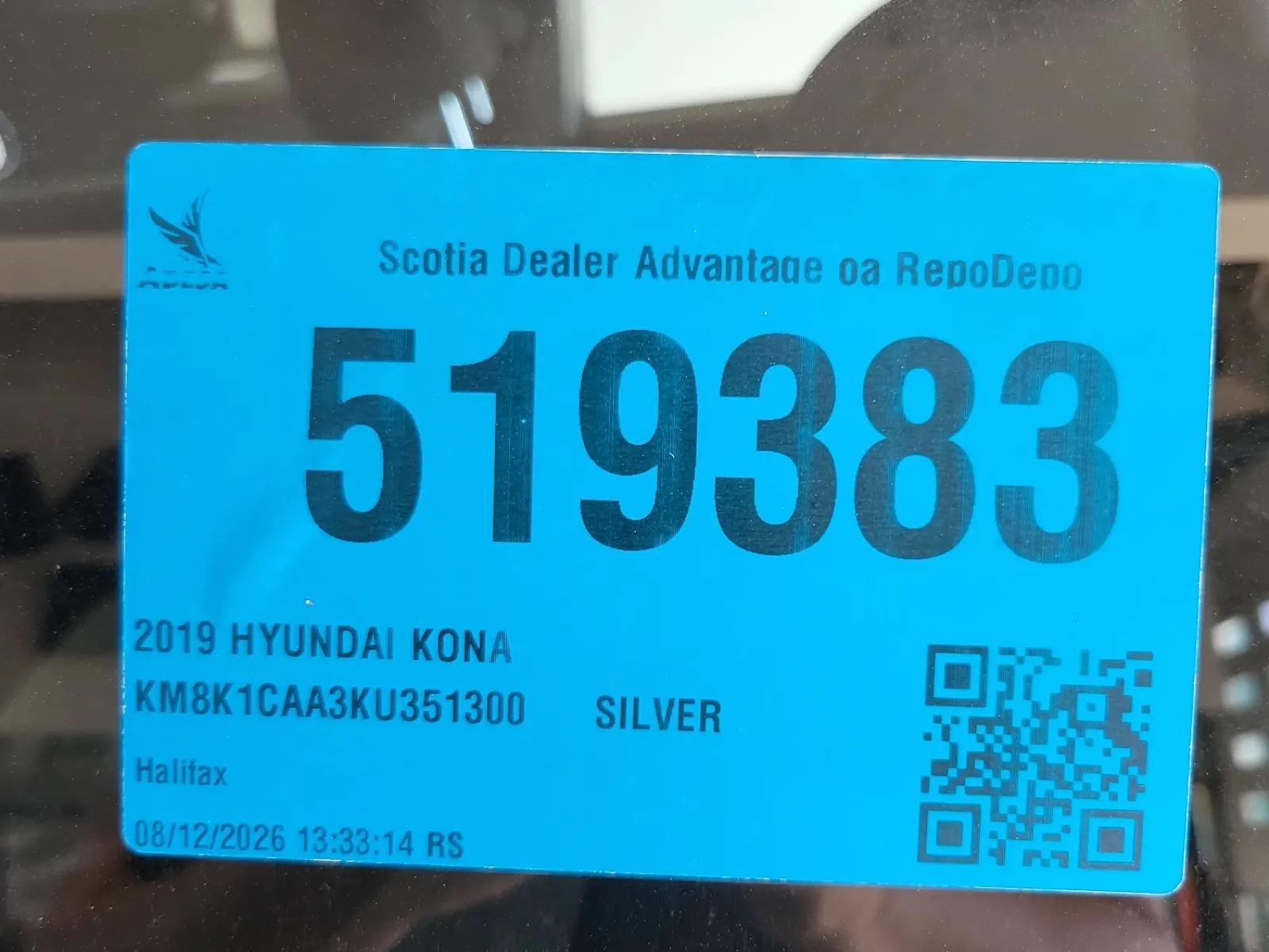 Inventory Label Photo