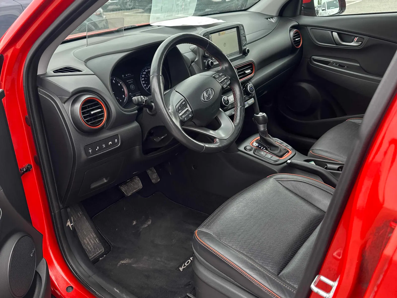 Interior driver side