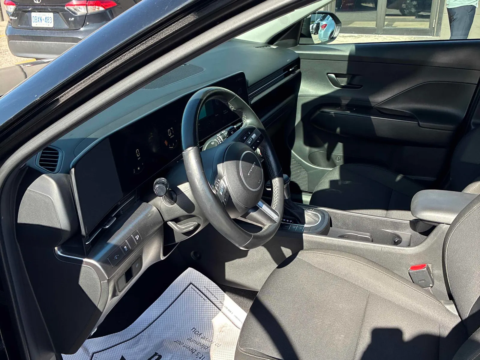 Interior driver side