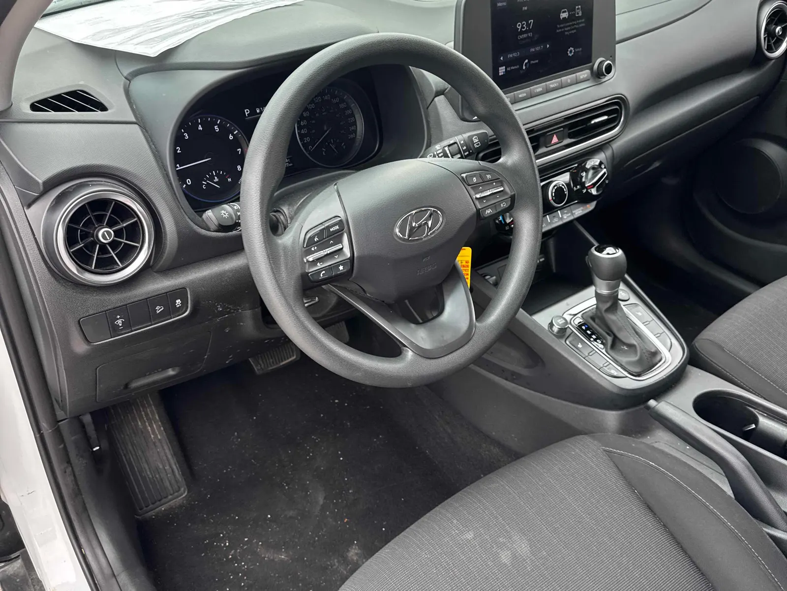 Interior driver side