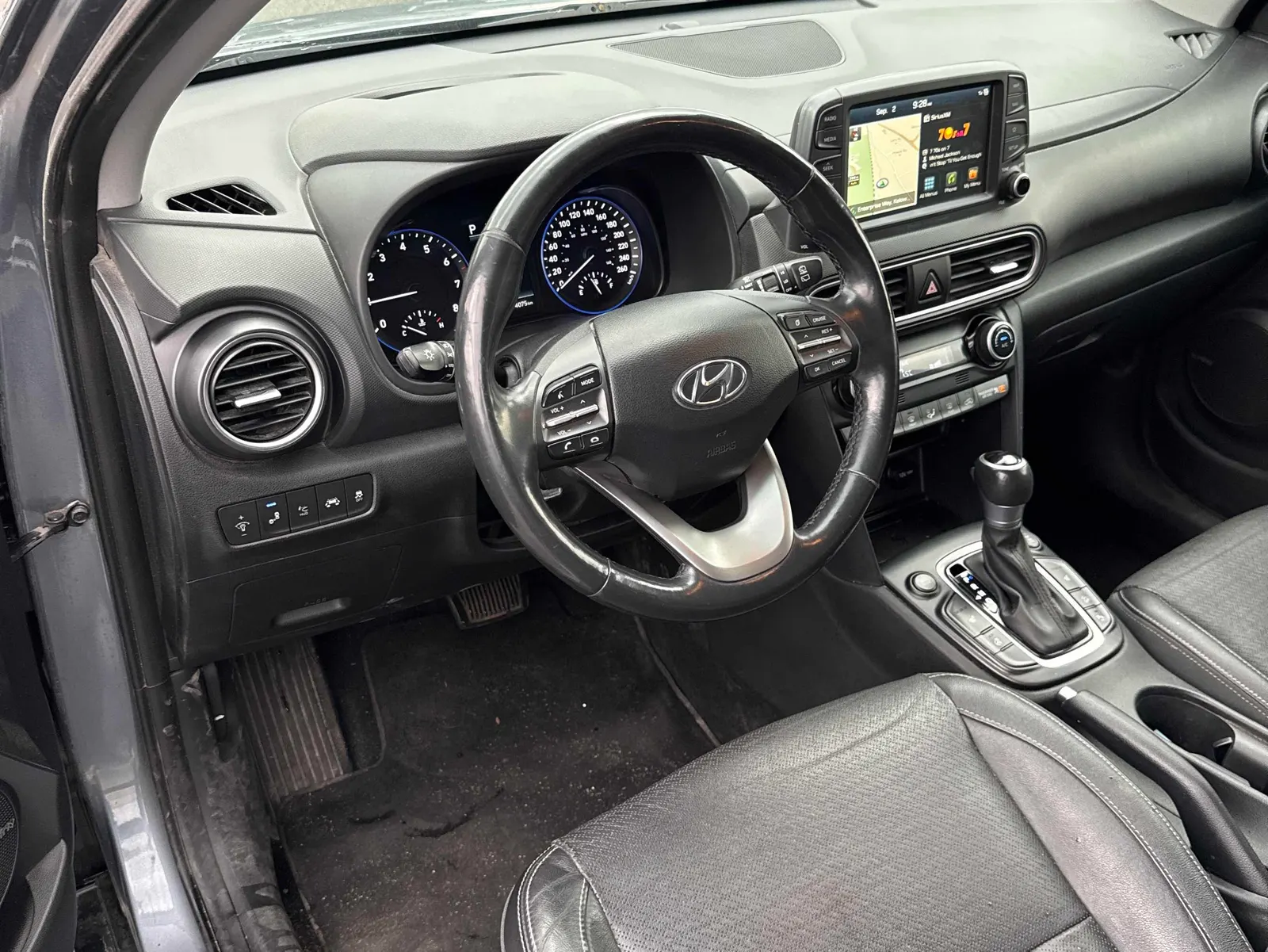 Interior driver side