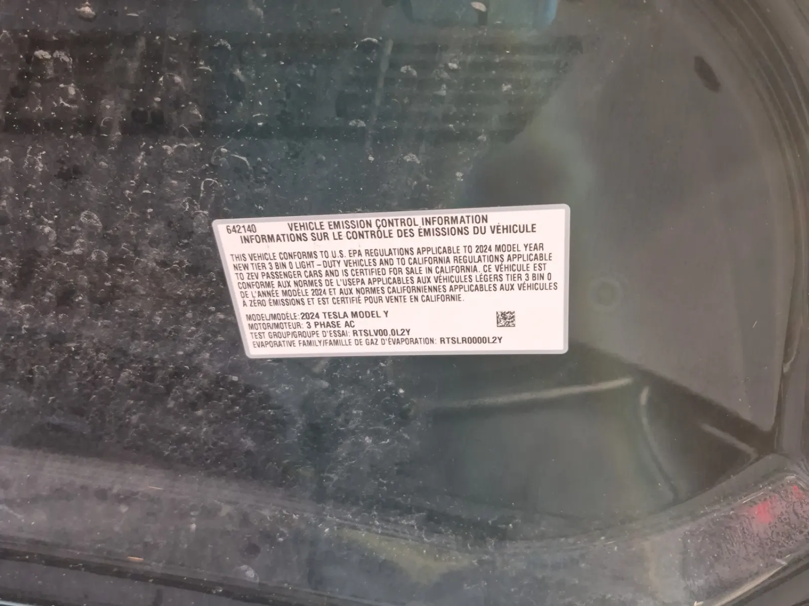 Emission Sticker Photo