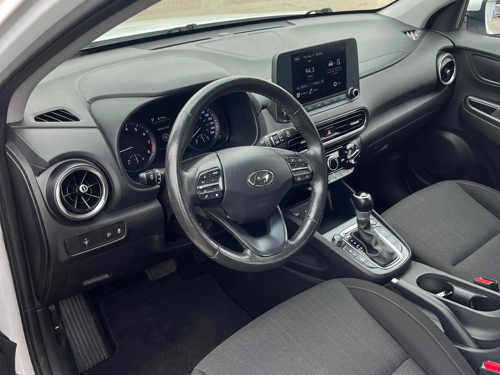 Interior driver side