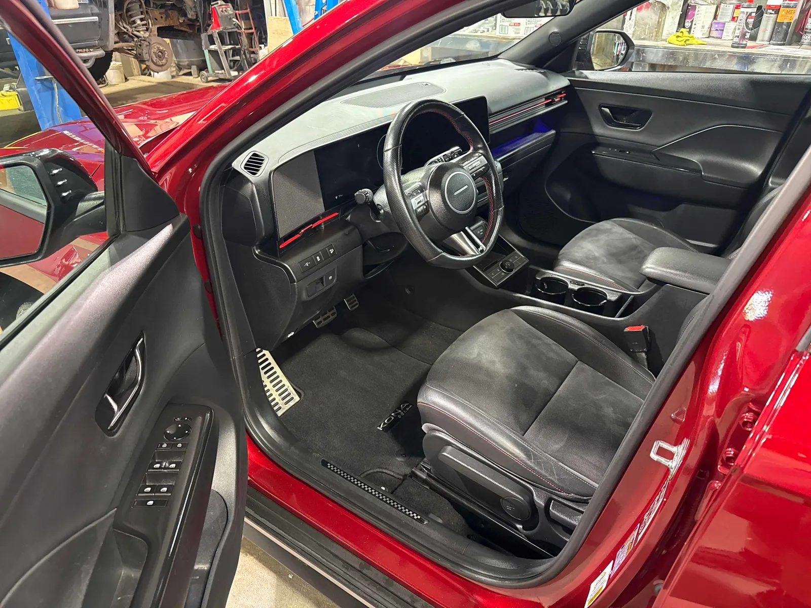 Interior driver side