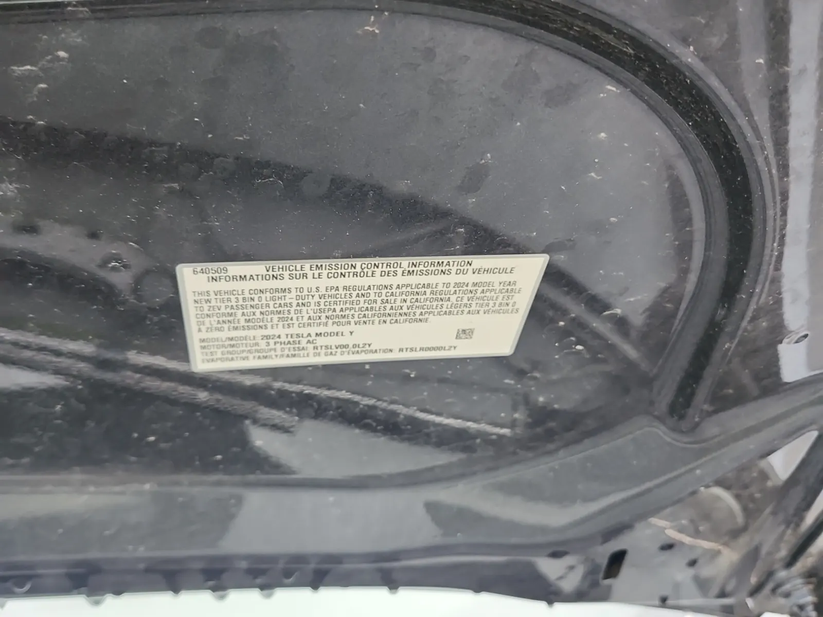 Emission Sticker Photo